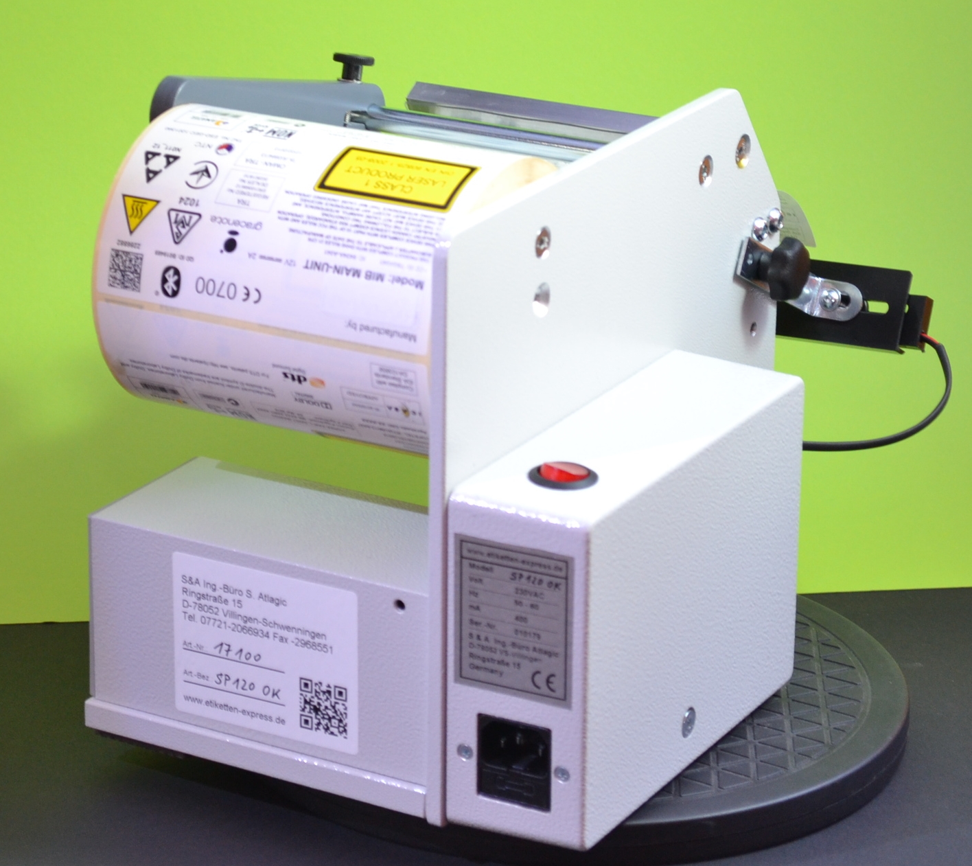 Oshhni Etikettenspender - 7-Fach Wochentag Spender Für Küche & Büro